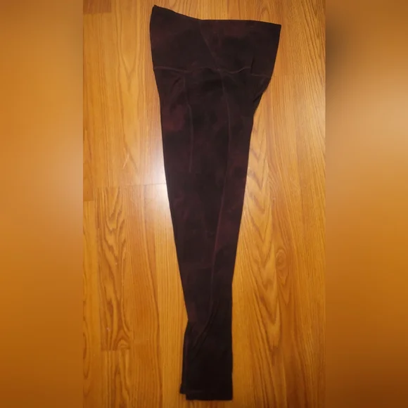 Lululemon Align HR Leggings With Pockets 25" W5DSRS 6 Diamond Dye Cassis Black - Picture 11 of 15